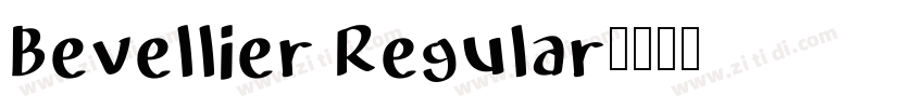 Bevellier Regular字体转换